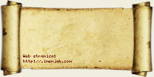 Mirjana Borković vizit kartica